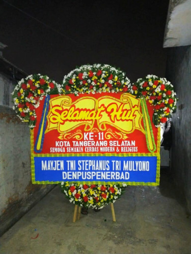 Bunga Papan Congratulation gedung serbaguna jekan raya